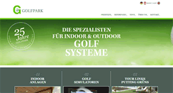 Desktop Screenshot of golfpark.at